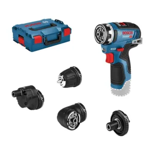 BOSCH - Trapano avvitatore GSR 12V-35 FC + adattatori