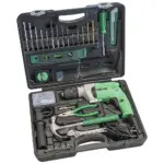 HITACHI - Trapano a Percussione DV16VSS 600W e 100 Accessori